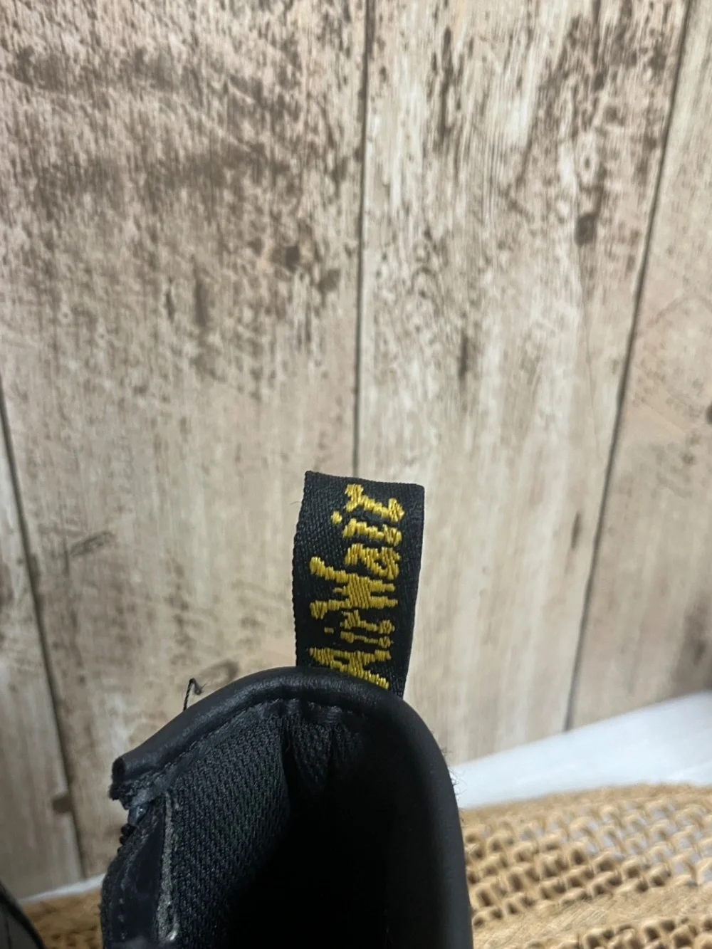 Dr. Martens 1460 J Black Lace Up Boots Kids Size 1 Youth Combat Boots